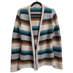 Vince 100% Cashmere Striped Cardigan